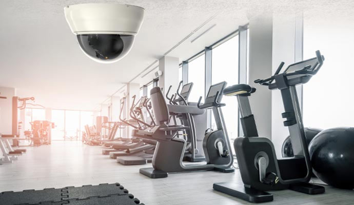 Security system installed in fitness facilities