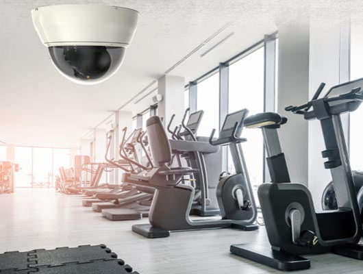 Security system installed in fitness facilities